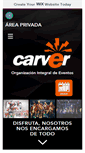 Mobile Screenshot of carverespectaculos.com